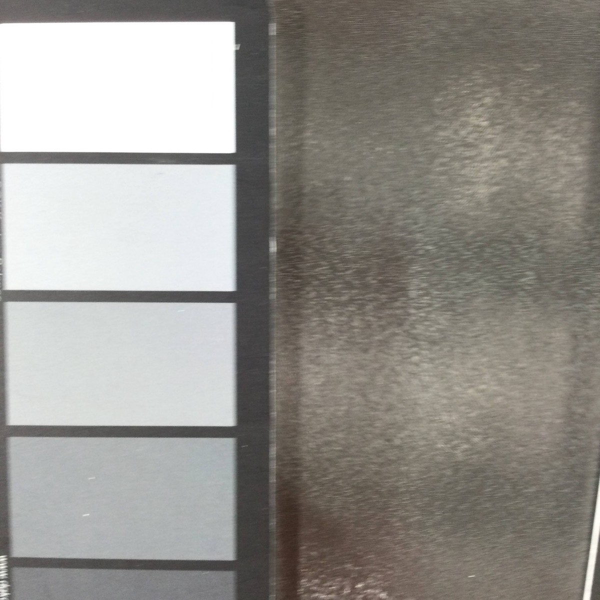 1.55 Yard Piece of Vinyl Fabric | Taupe Feathered Texture | Felt-Backed | Upholstery / Bag Making | 54 Wide