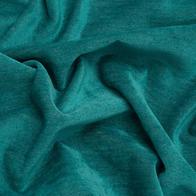 Upholstery Chenille with Latex Backing – Turquoise – Tonnet Collection