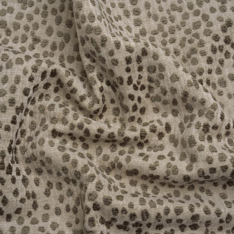 Upholstery Chenille – Truffle Spotted – Piperhill Collection