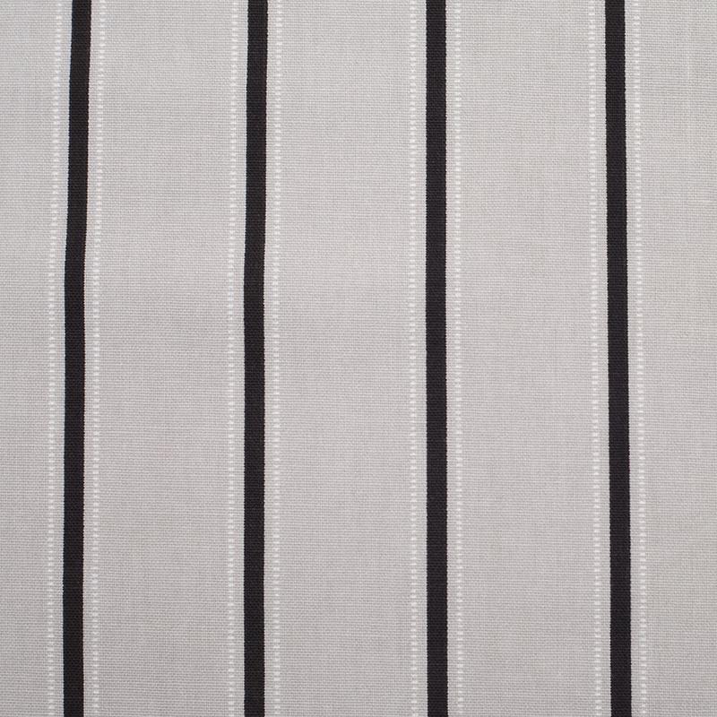 Slate Striped Cotton Canvas