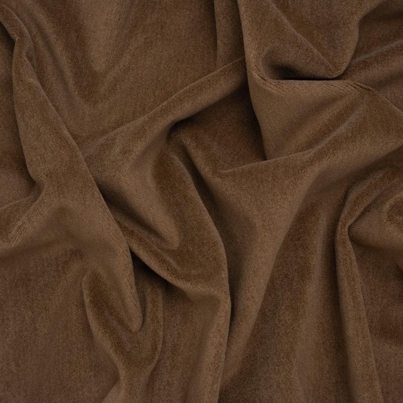 Wool and Cotton Upholstery Velveteen – Walnut – Dakota Collection