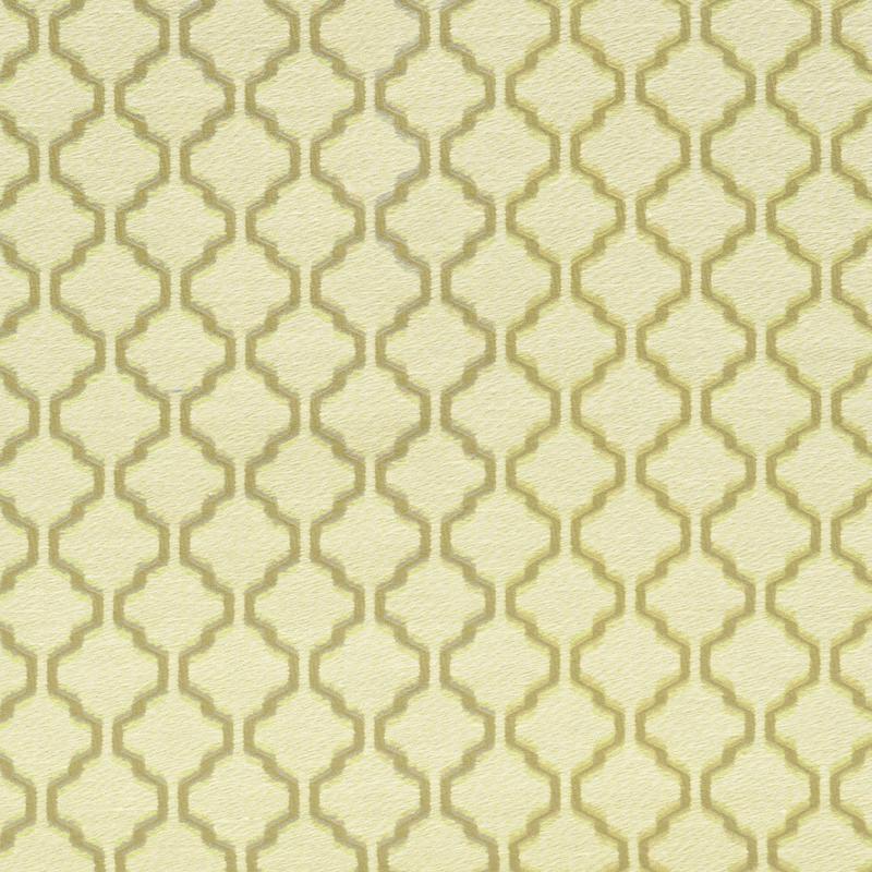 Apple Geometric Trellis Polyester