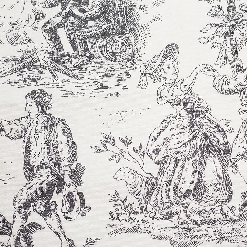 English Slate Cotton Toile
