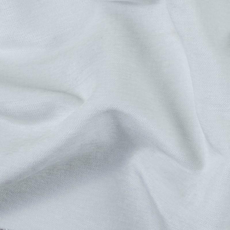 White Solid Chenille