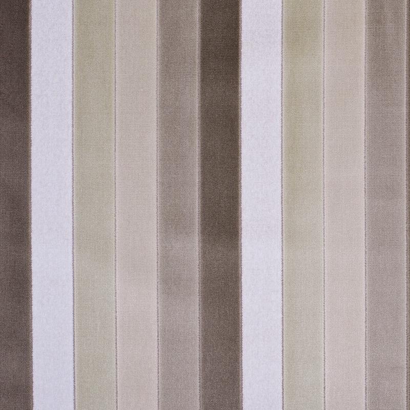 Beige Hues Striped Velvet