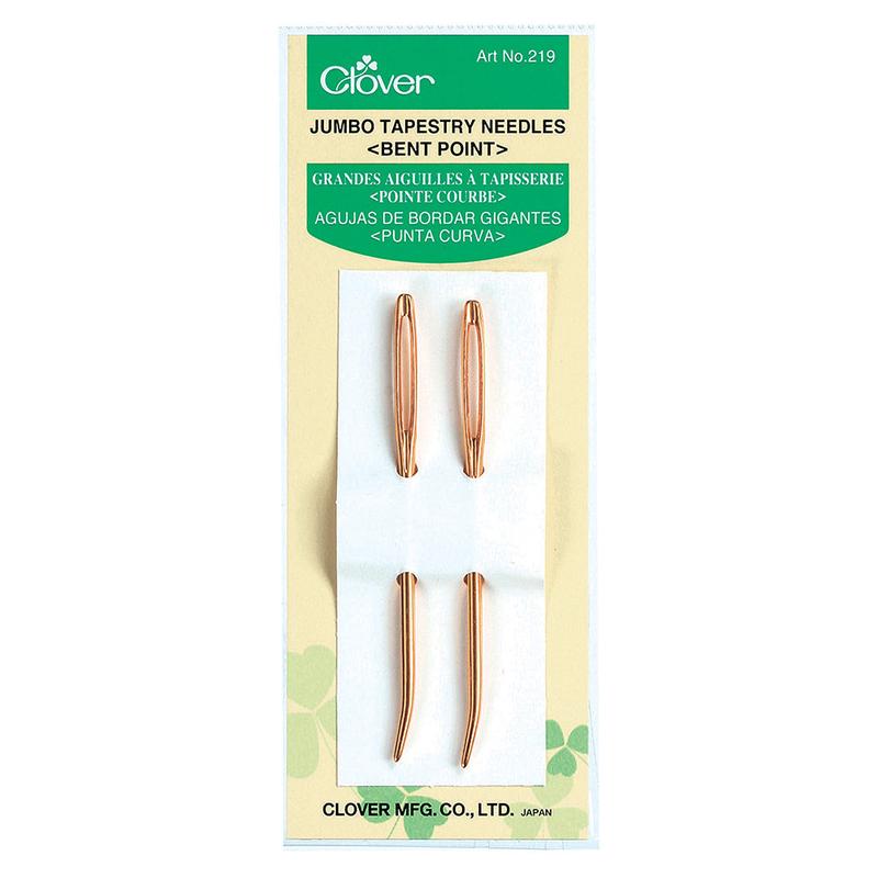 Clover Jumbo Bent Tip Tapestry Needles – 2 ct