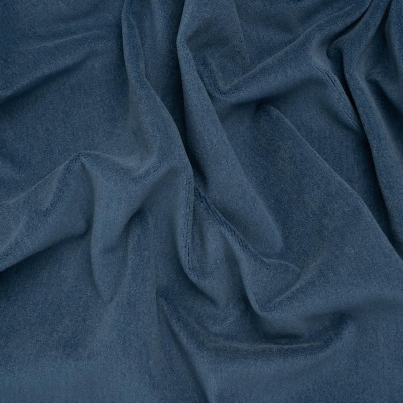 Wool and Cotton Upholstery Velveteen – Midnight – Dakota Collection
