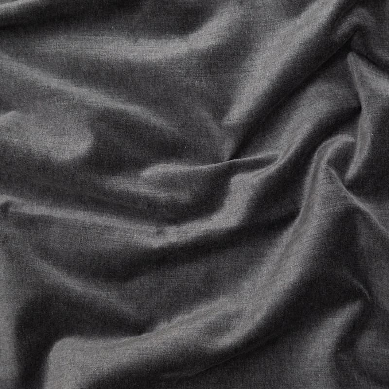 Abyss Velvet with Imitation Dupioni Backing