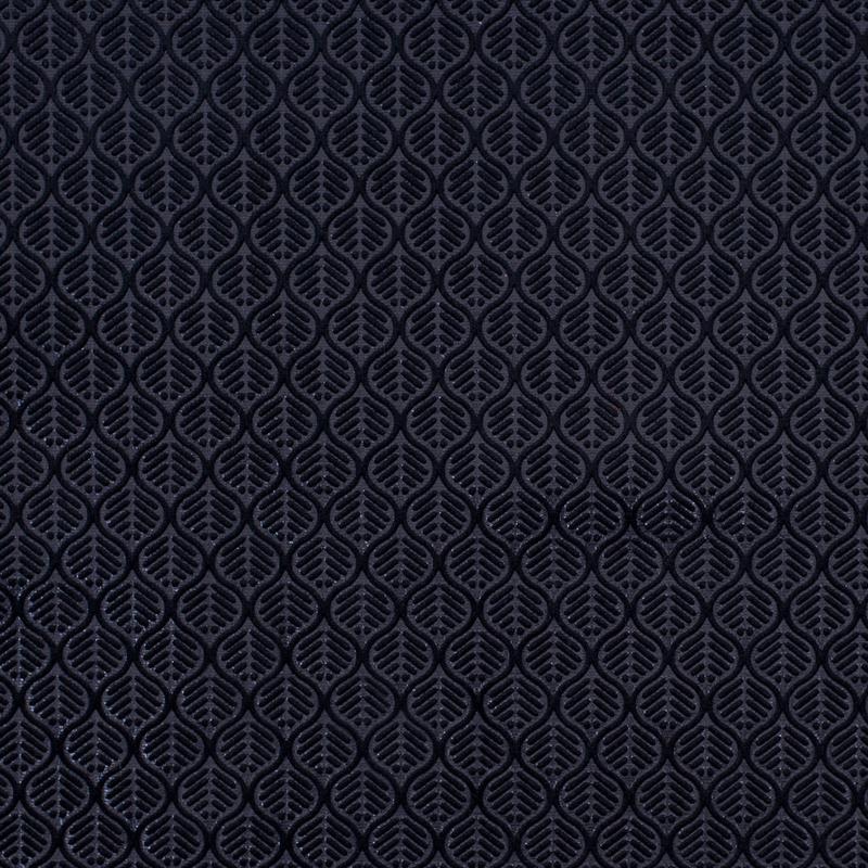 Black Geometric Cut Velvet