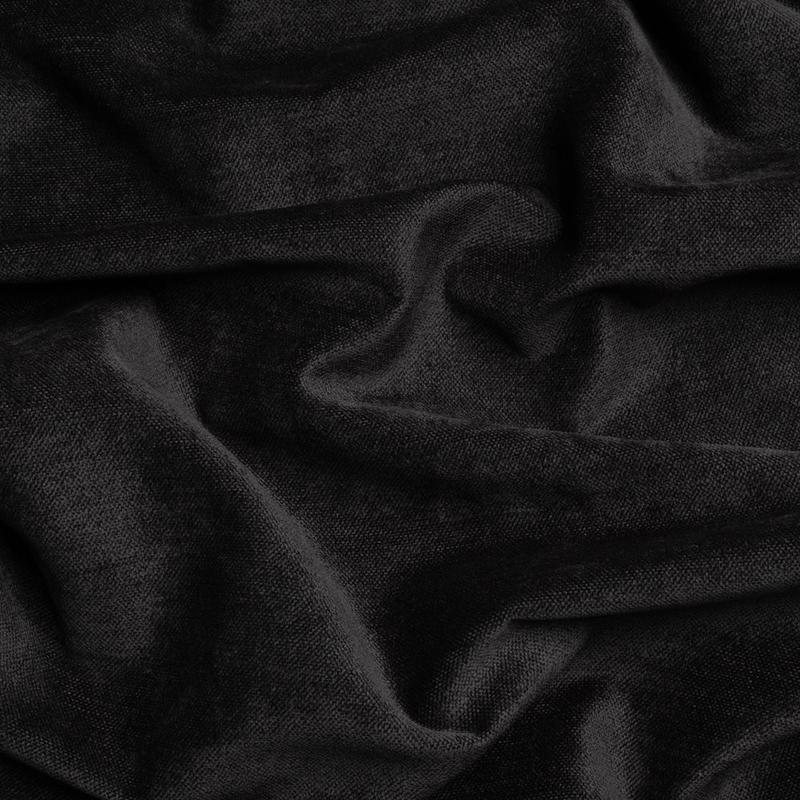 Upholstery Chenille with Latex Backing – Ebony – Tonnet Collection