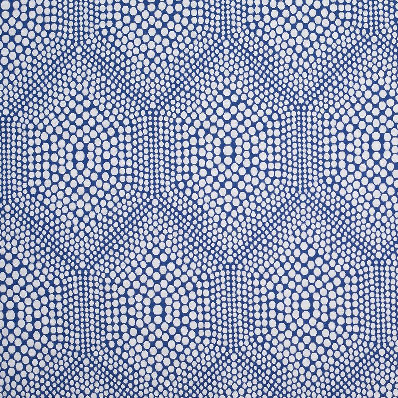 Blue Heavyweight Dotted Cotton Jacquard