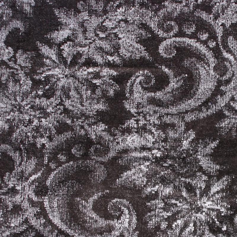 Dark Gray Classical Shimmery Velvet