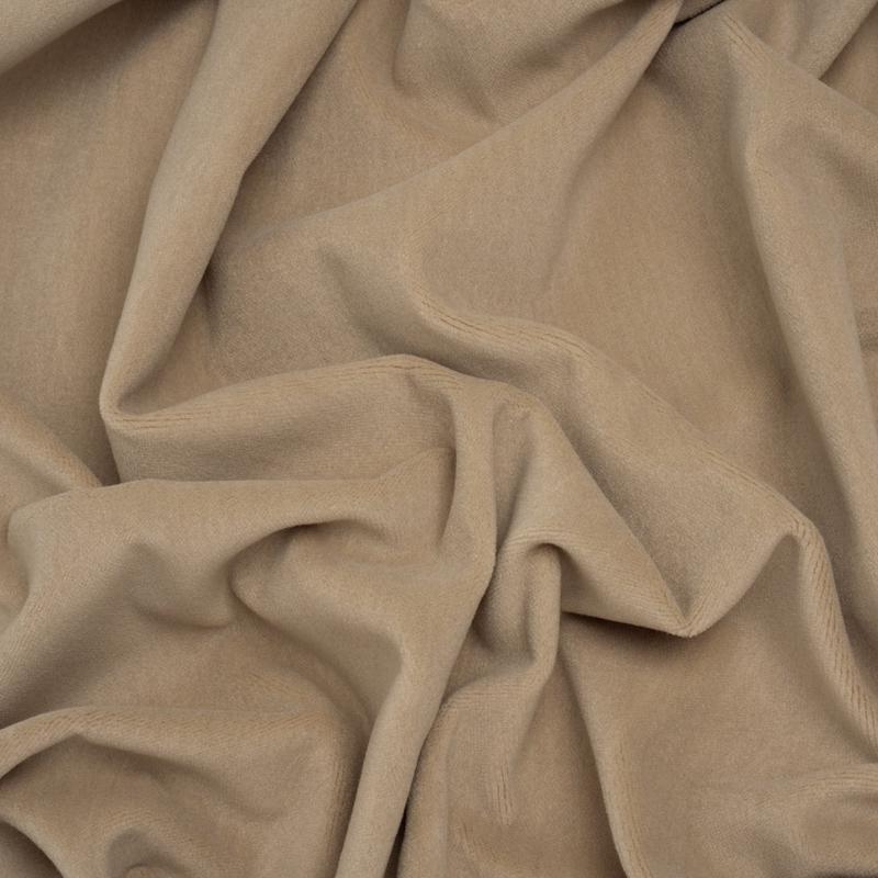 Wool and Cotton Upholstery Velveteen – Bisque – Dakota Collection
