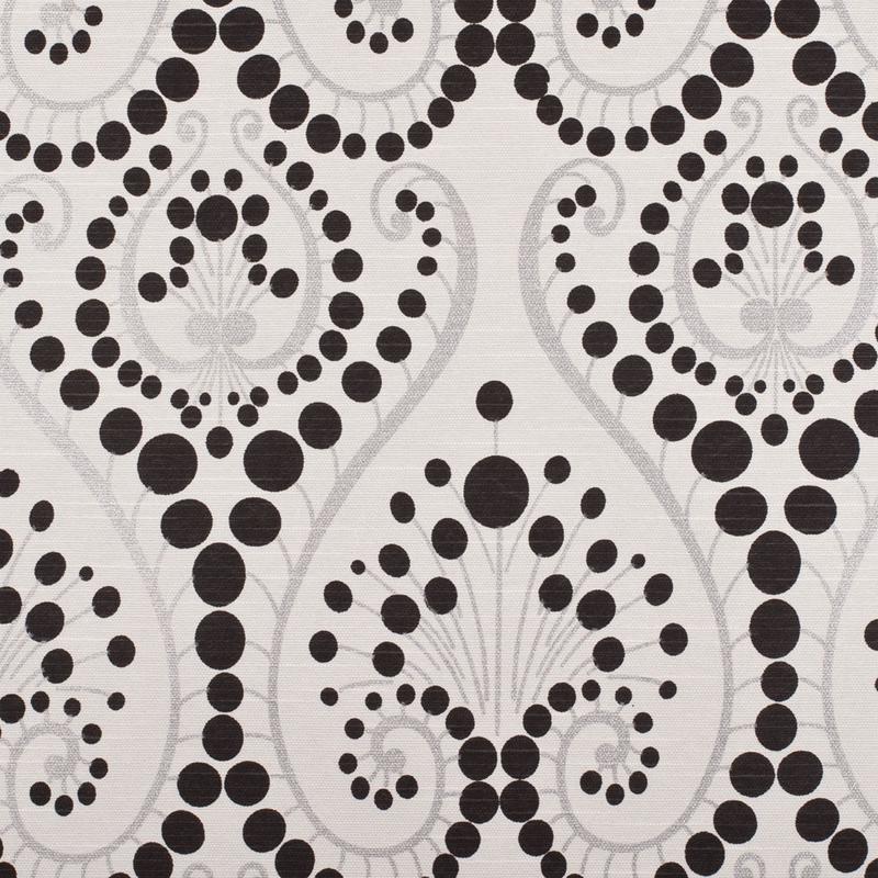 Black Swirls Cotton Blend